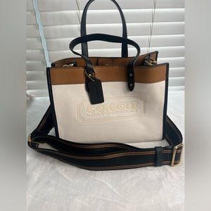 Field Tote 30 In Color block with Coach Bag